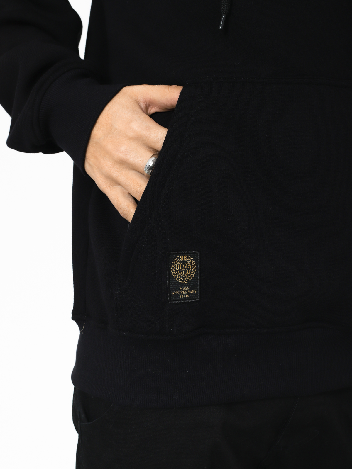 Mikina s kapucí MassDnm Golden Car HD (black)