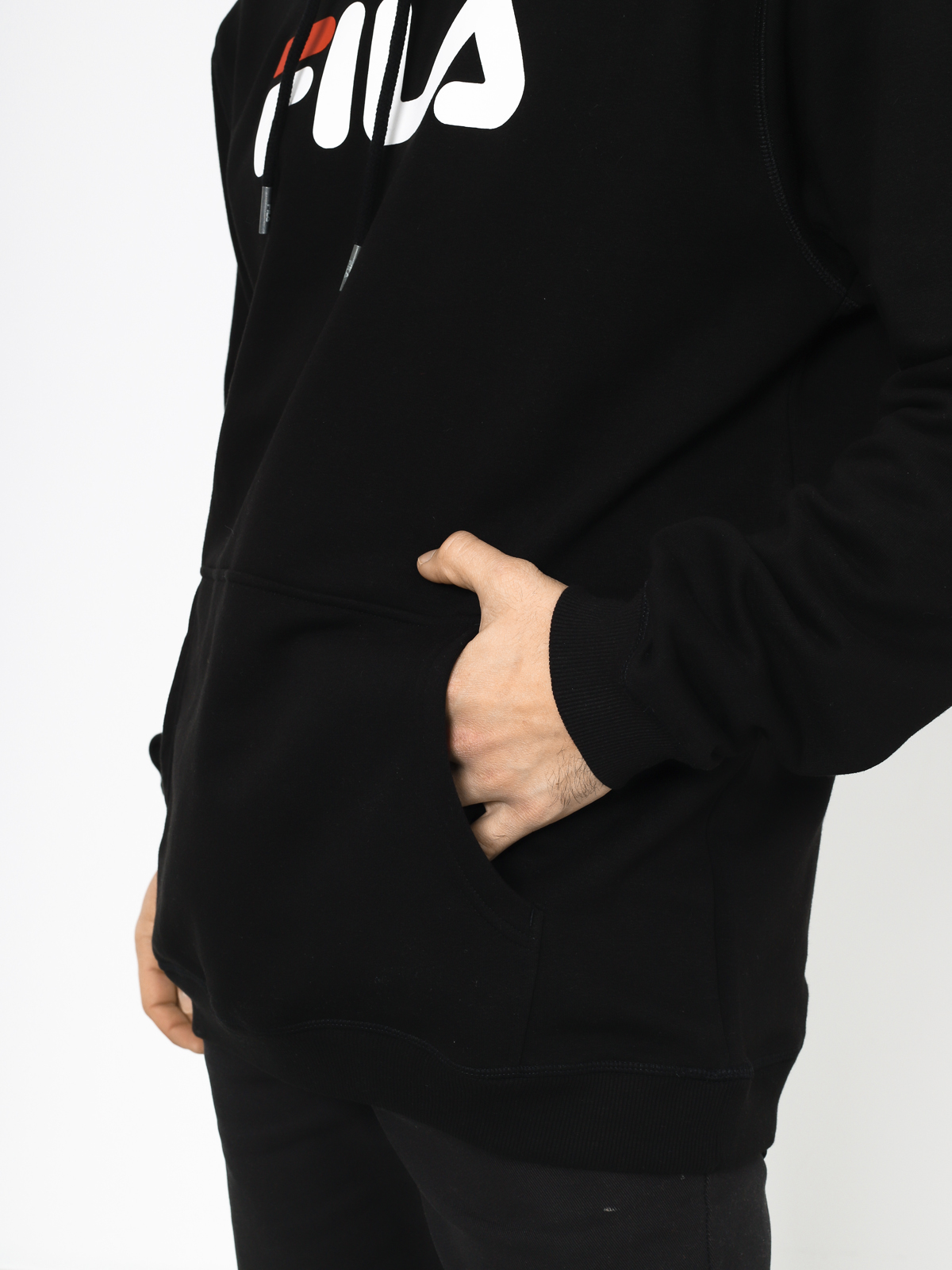 Mikina s kapucí Fila Pure HD (black)