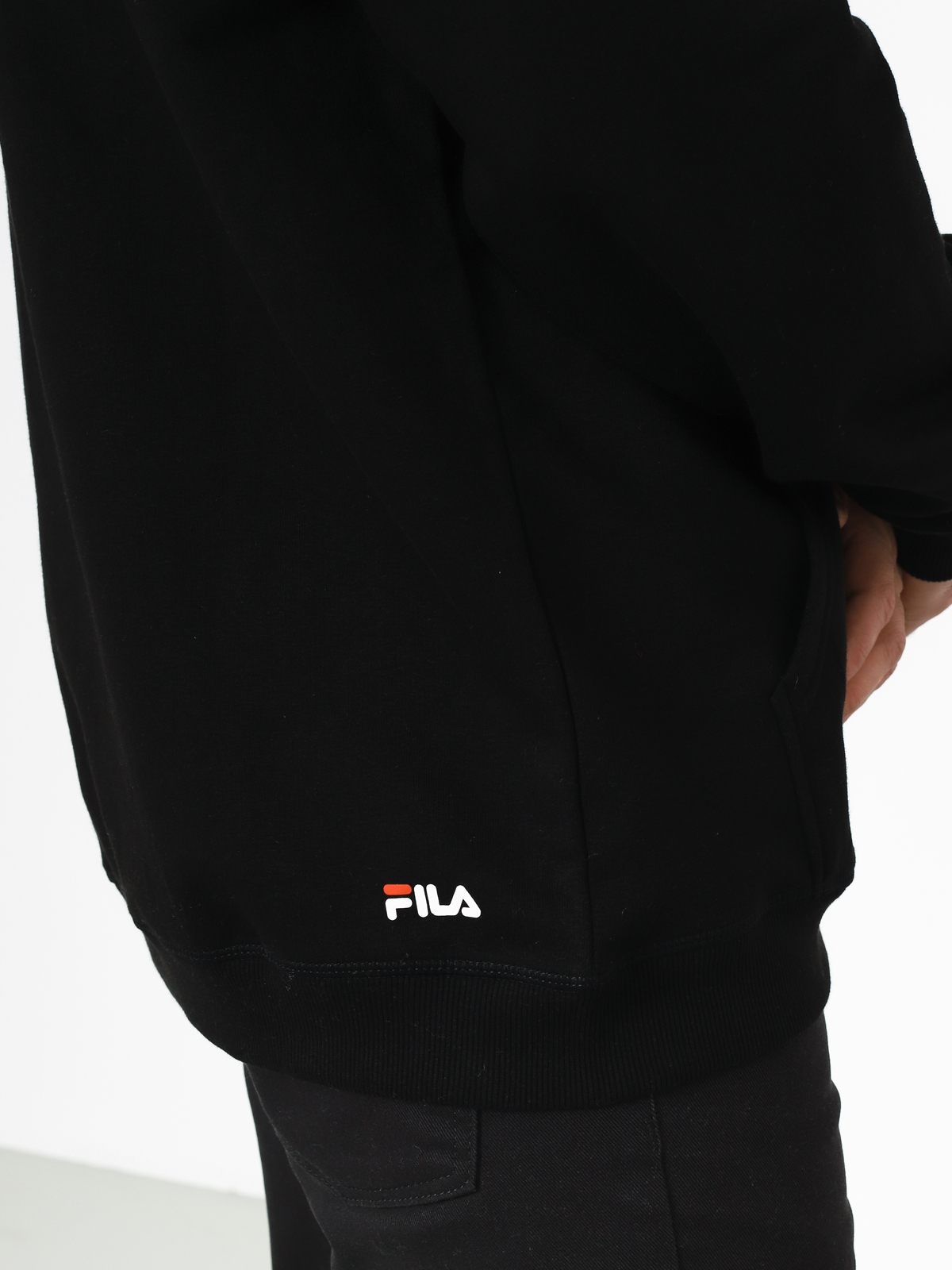 Mikina s kapucí Fila Pure HD (black)