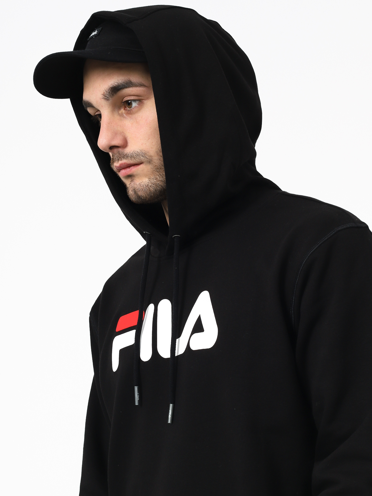 Mikina s kapucí Fila Pure HD (black)