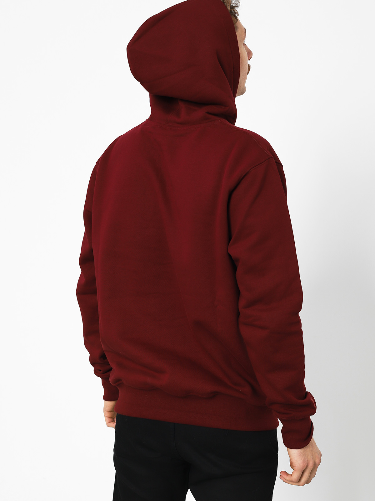 Mikina s kapucí Nervous Classic HD (maroon)