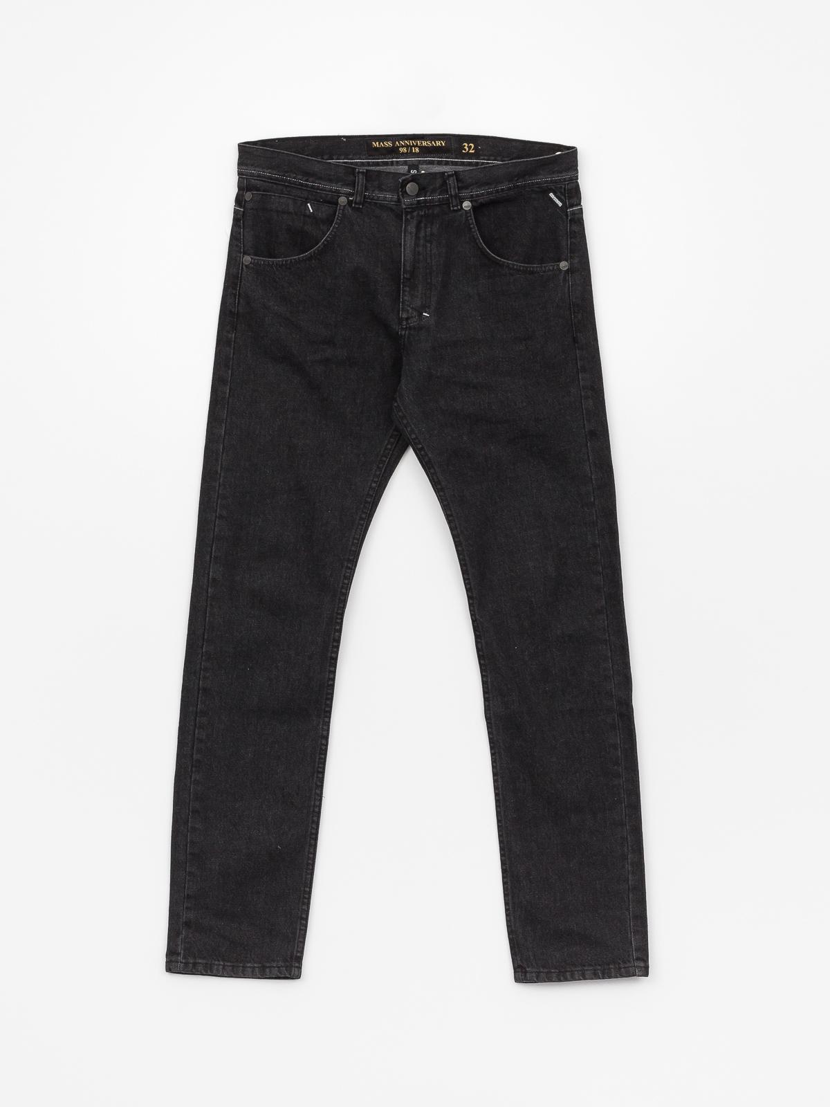 Kalhoty MassDnm Classics Jeans Straight Fit (black rinse)