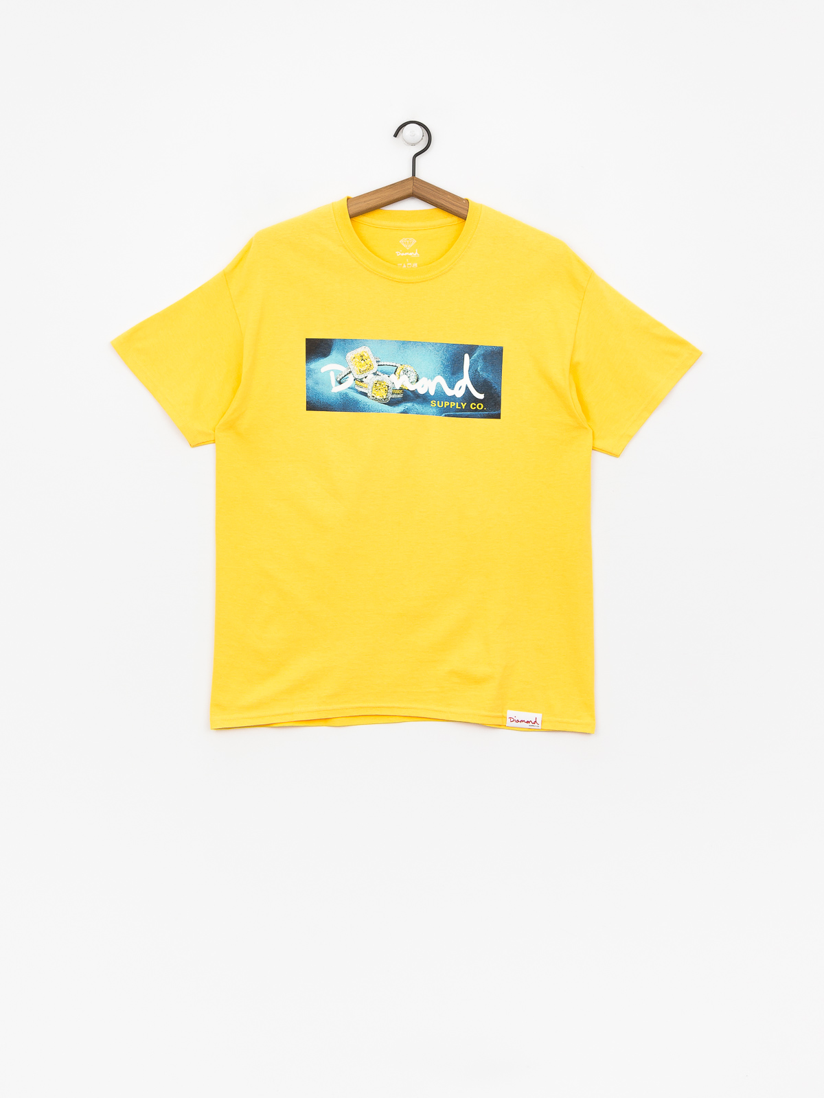 Tričko Diamond Supply Co. Citrine Box Logo (yellow)