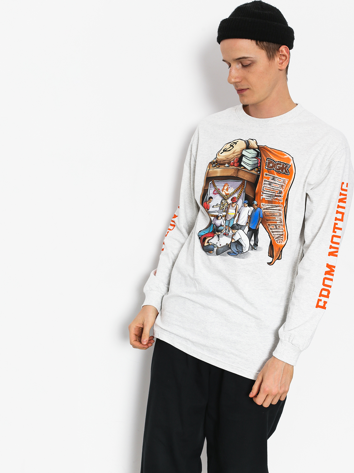 Triko DGK Hard Knocks (ash)