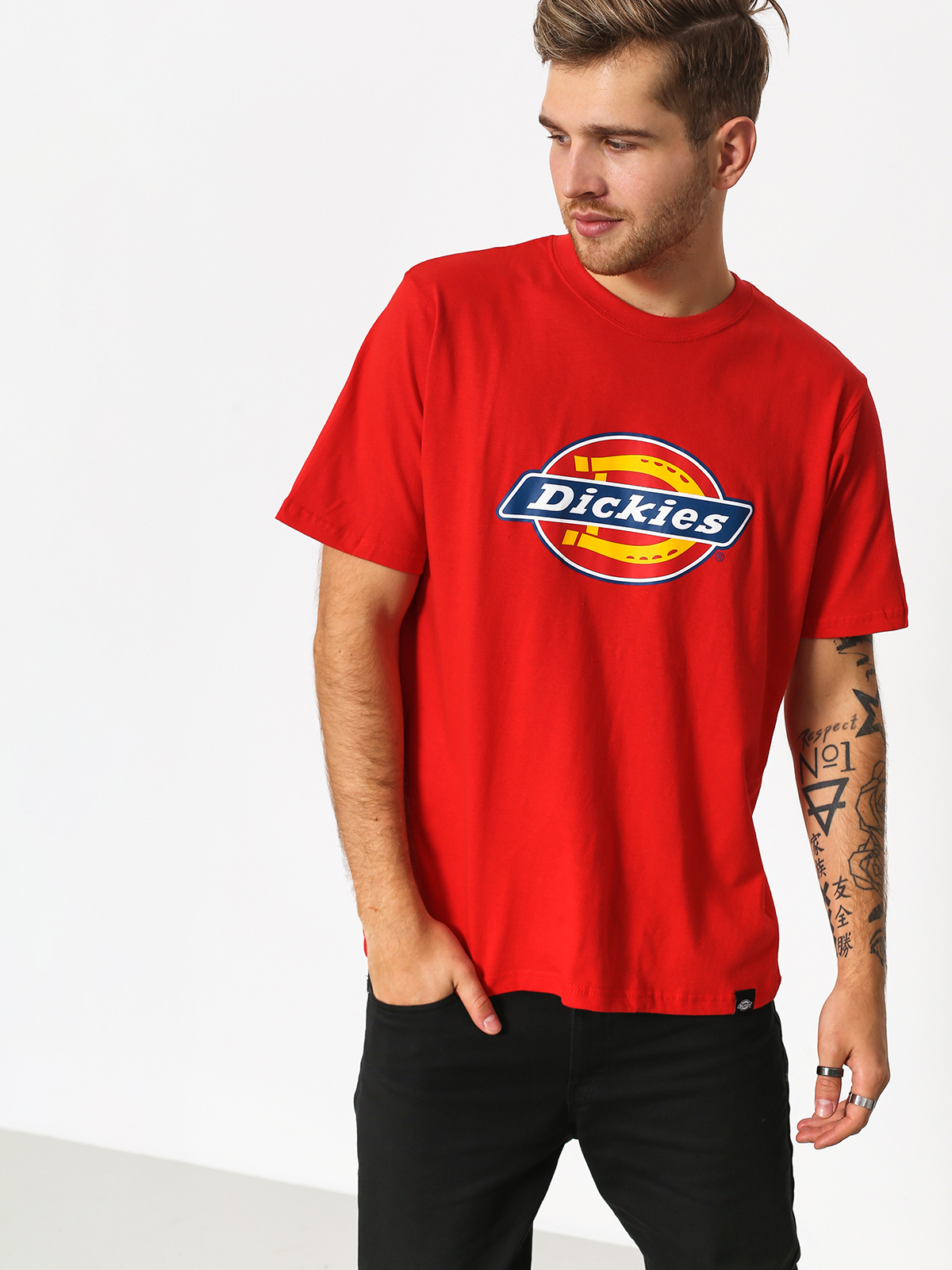 Tričko Dickies Horseshoe (fiery red)