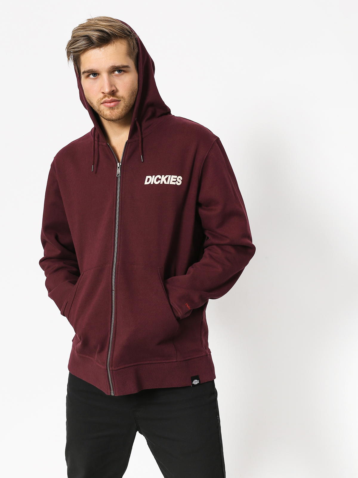 Mikina s kapucí Dickies Keswick HD (maroon)