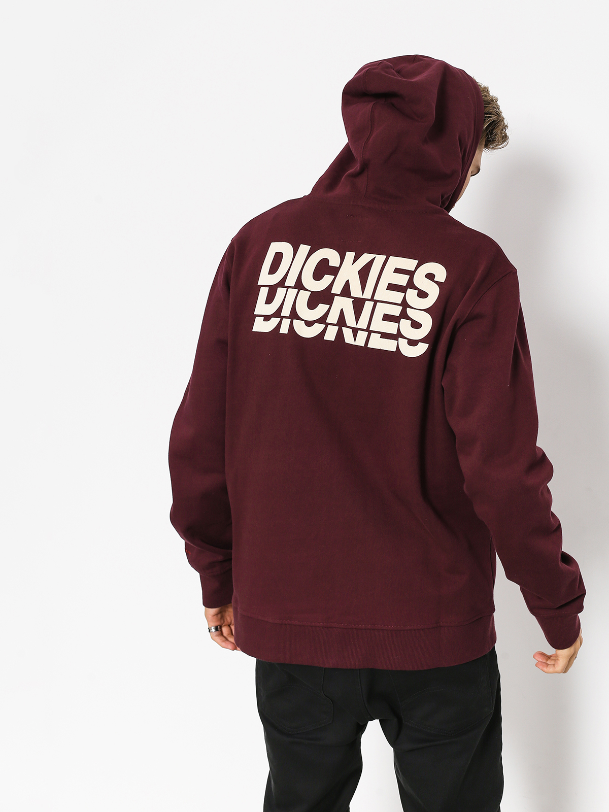 Mikina s kapucí Dickies Keswick HD (maroon)