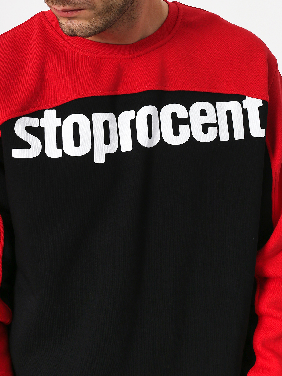 Mikina Stoprocent Bbk Eclipse (black red)