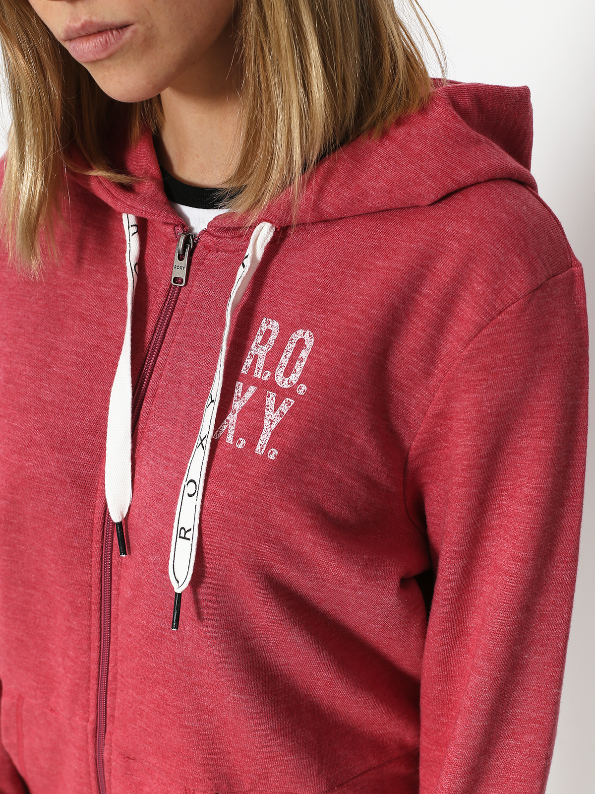 Mikina s kapucí Roxy Dress Like You Re Fla HD Wmn (baroque rose)