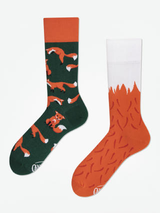 Ponožky Many Mornings The Red Fox (green/orange)