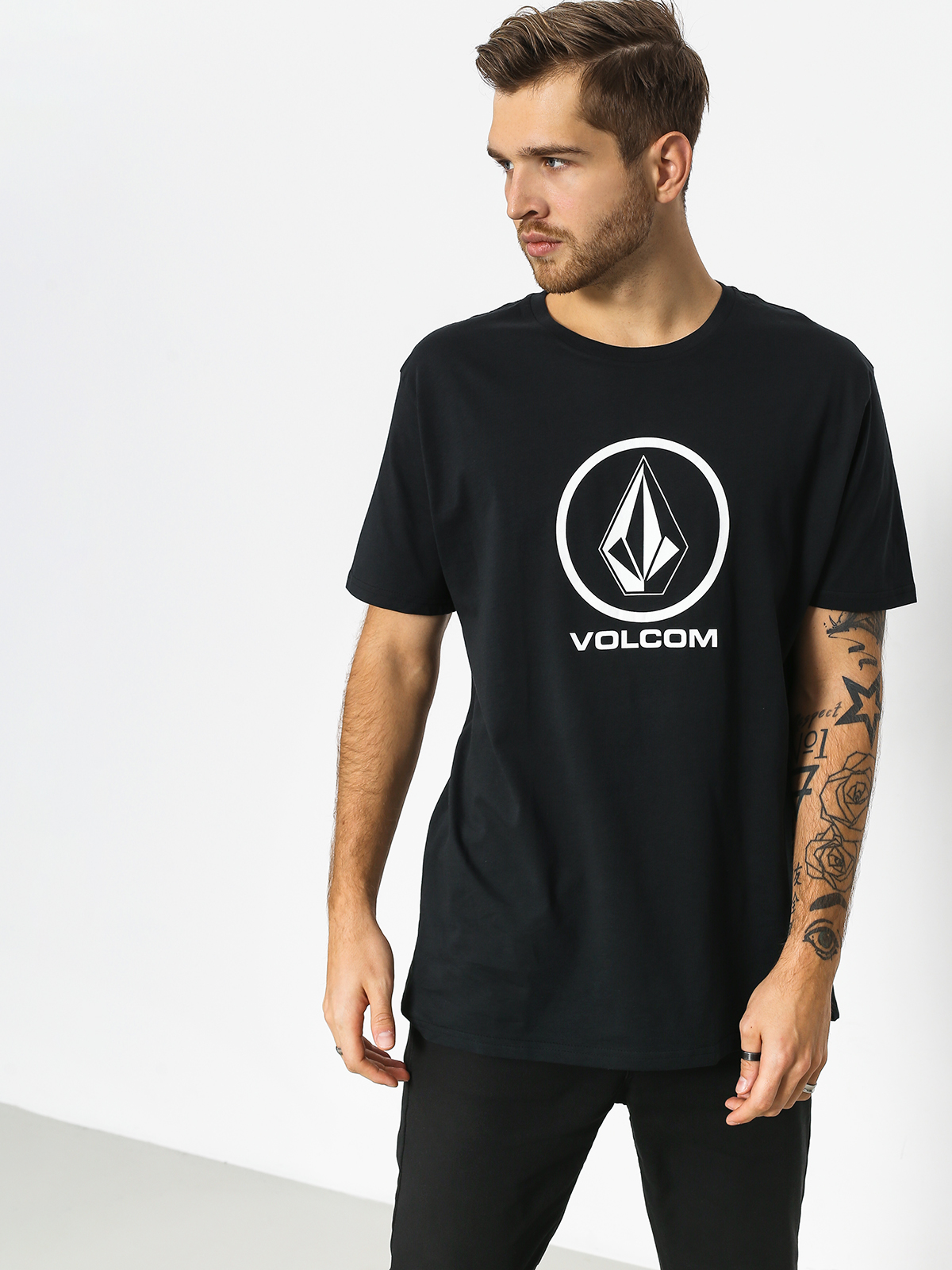 Tričko Volcom Crisp Stone Bsc (blk)