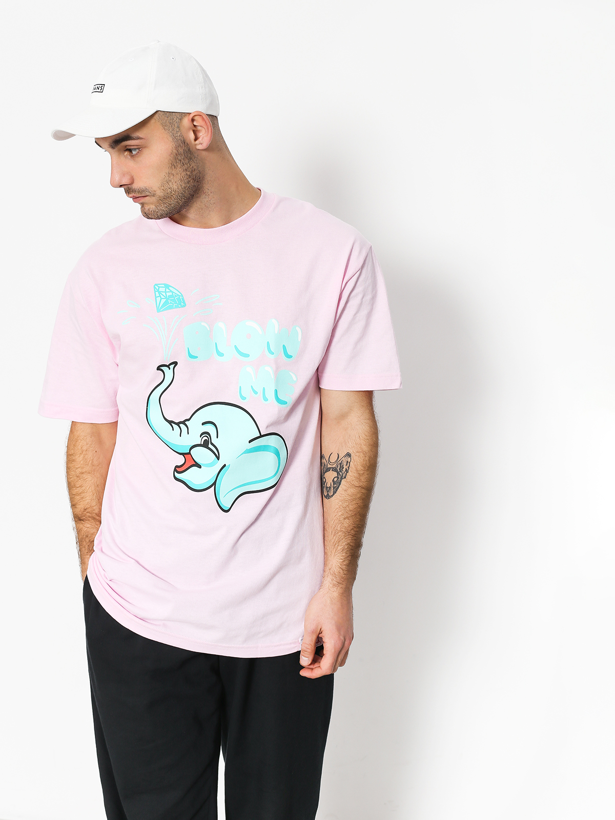 Tričko Diamond Supply Co. Blow Me (pink)