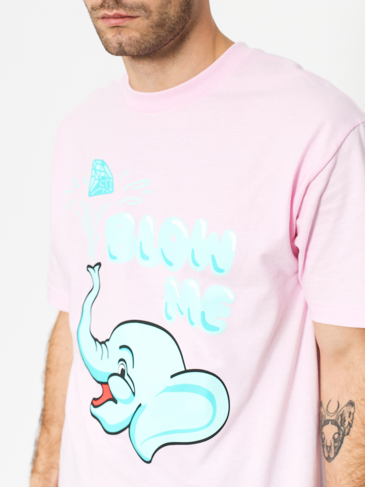 Tričko Diamond Supply Co. Blow Me (pink)