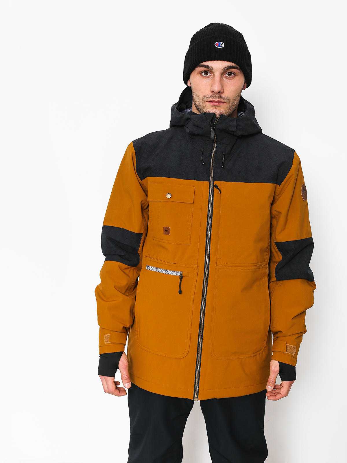 Snowboardova bunda Quiksilver Arrow Wood hn da golden brown