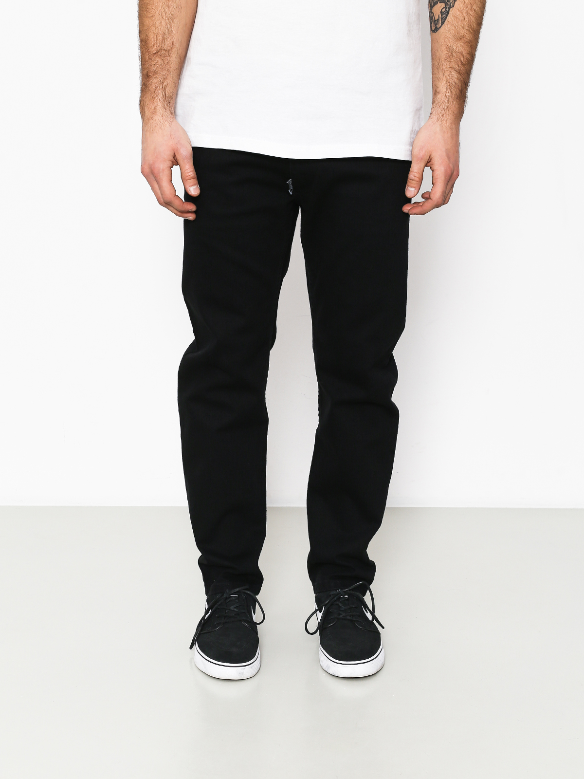 Kalhoty Stoprocent Skull Regular Slim (black)