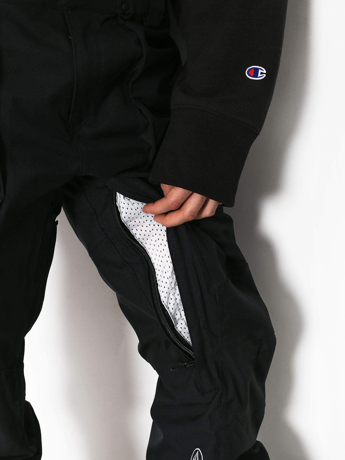 Pánské Snowboardové kalhoty  Volcom Roan Bib Overall (blk)