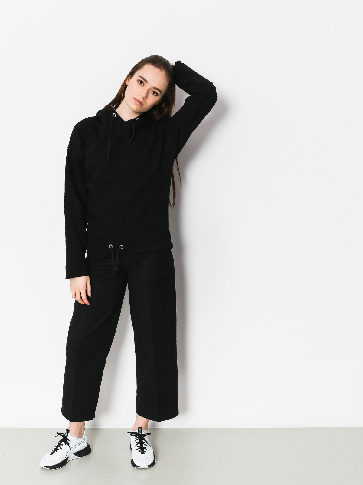 Mikina s kapucí Cat The Hive Back HD Wmn (black)