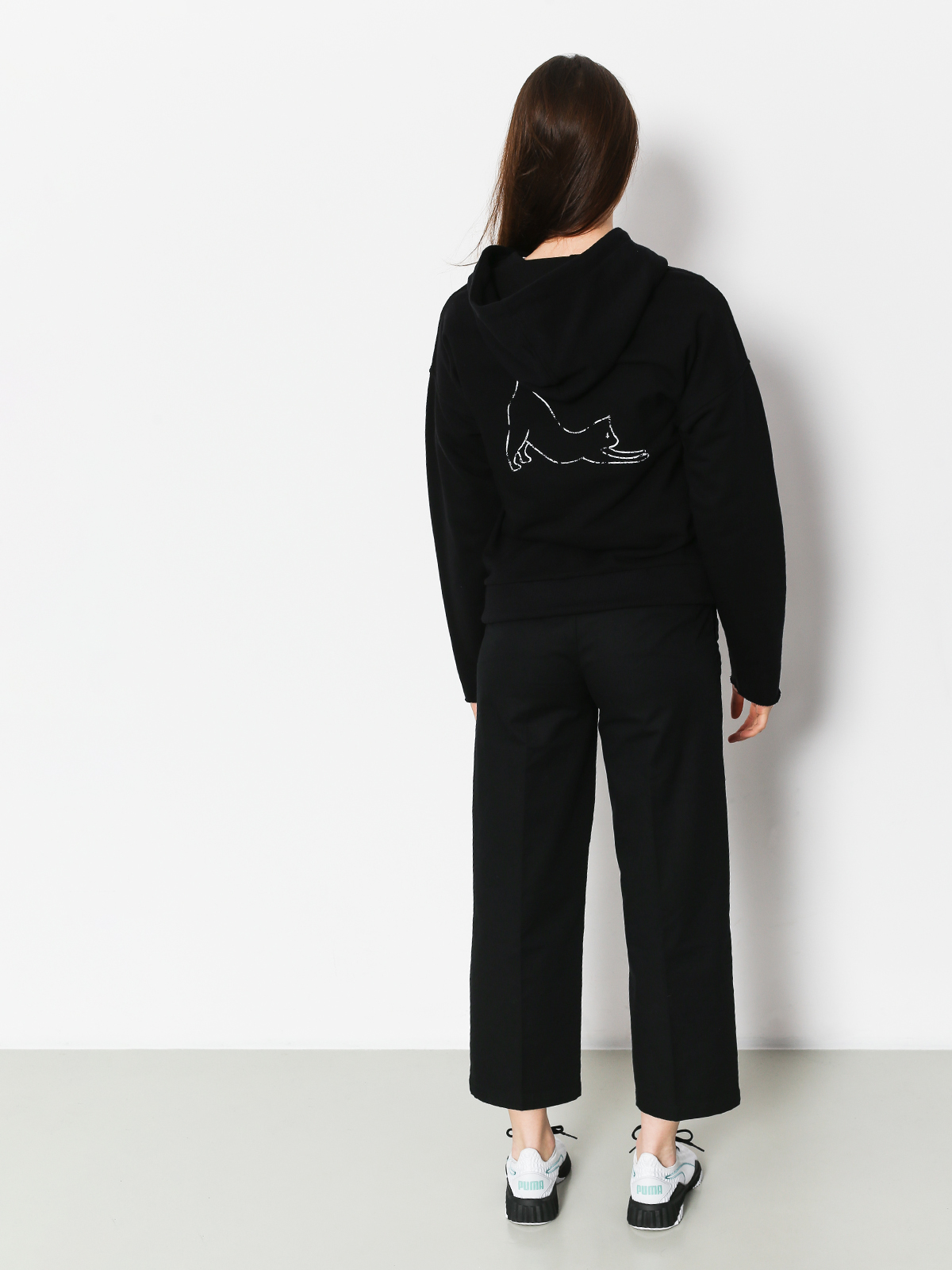 Mikina s kapucí Cat The Hive Back HD Wmn (black)