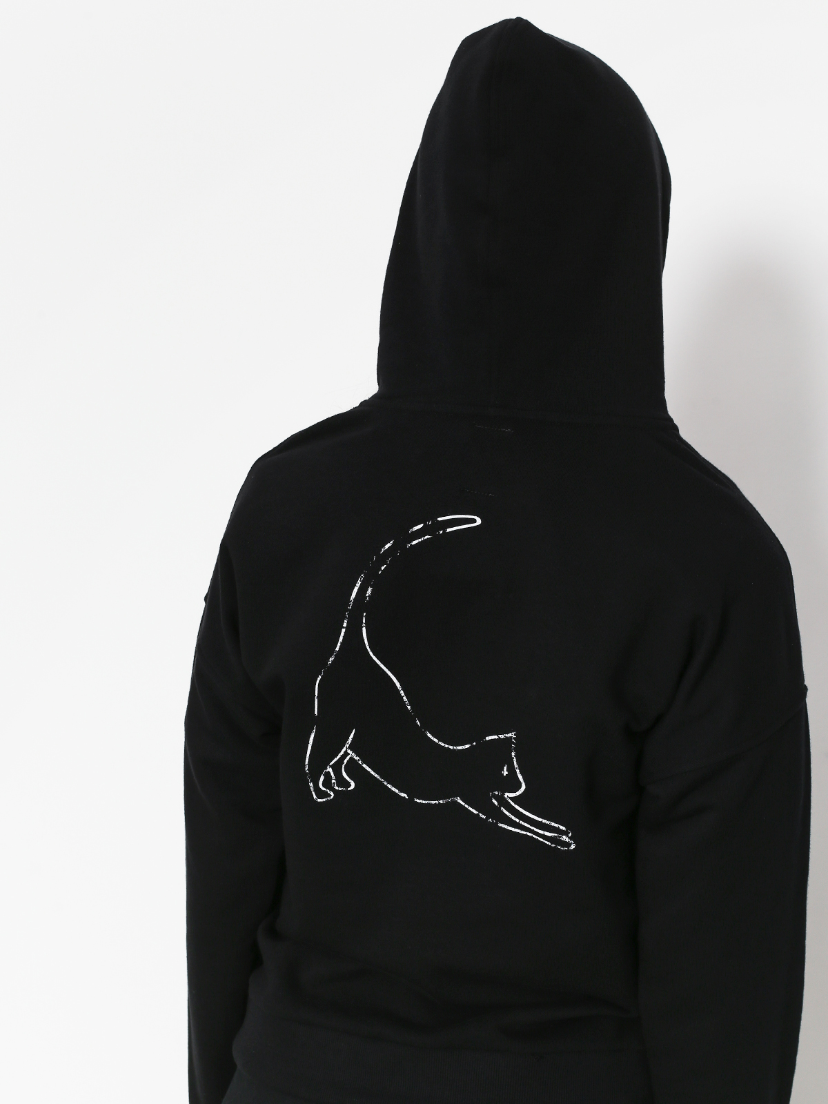 Mikina s kapucí Cat The Hive Back HD Wmn (black)