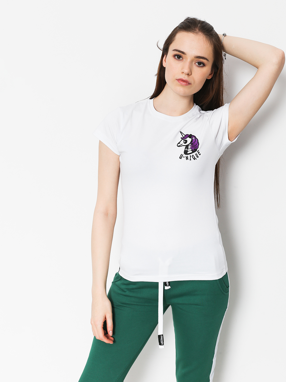 Tričko Stoprocent Unicorn Wmn (white)