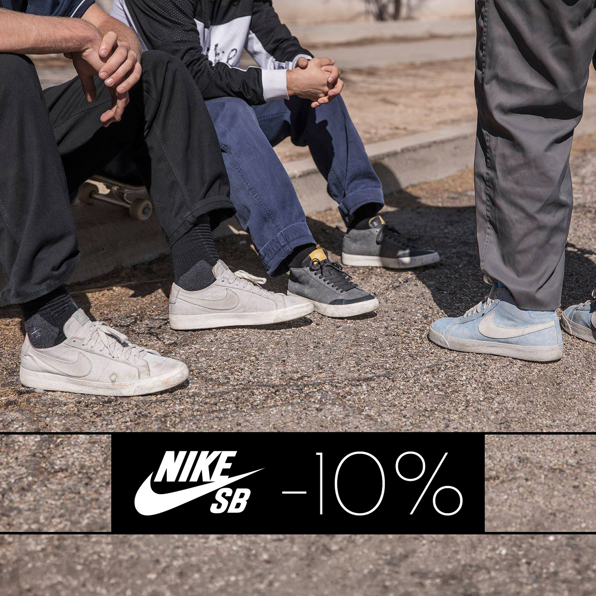 -10 % na všechny produkty Nike SB! Pouze do 8. března.